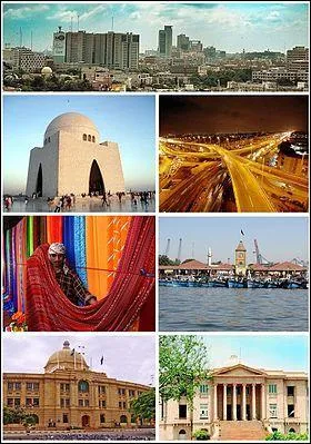 Combien de personnes habitent  Karachi ?