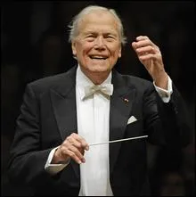 Ce chef d'orchestre franais, trs g, dirigea la premire de l'opra d'Aran, de Gilbert Bcaud , longtemps l'orchestre de Paris et tait ador de la Callas. Quel est son nom ?