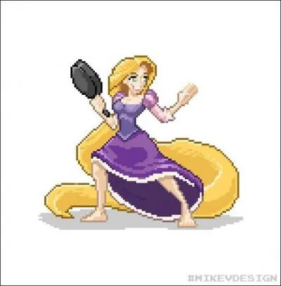 Quel est le caractre de Raiponce ?