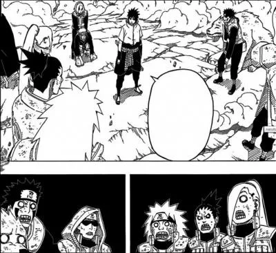 En arrivant sur le champ de bataille, que dit Sasuke, surprenant ainsi tout le monde ?