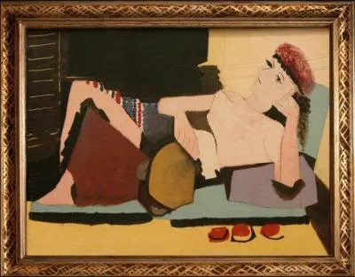 Quel peintre cubiste a reprsent cette  Femme au tambourin  ?