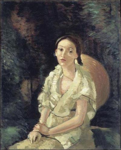 A quel peintre fauviste doit-on cette toile intitulée  La nièce du peintre assise  ?