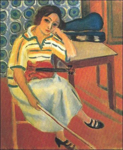 Musicien lui-mme, il pratiquait le violon, et a souvent reprsent cet instrument dans ses toiles, notamment  Femme au violon . Qui est ce peintre fauviste ?