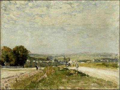 A quel peintre impressionniste doit-on  Chemin de Montbuisson à Louveciennes  ?