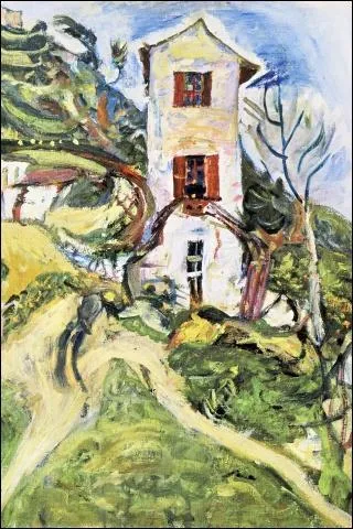 A quel peintre expressionniste russe doit-on cette toile intitule  Maison blanche  ?