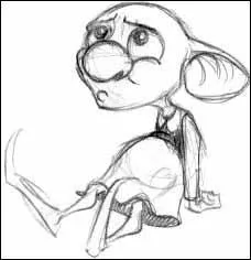 Comment s'appelle l'elfe de Maison de Barty Croupton qui n'apparaît que dans le livre ?