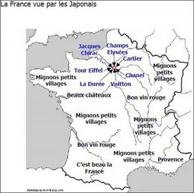 Selon cette carte, o se trouve Toulouse ?