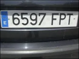 Si vous voyez un plaque avec la lettre (E), vous pensez qu'elle vient ...