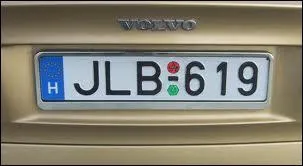 La lettre (H) sur une plaque vous indique que le véhicule vient de ...