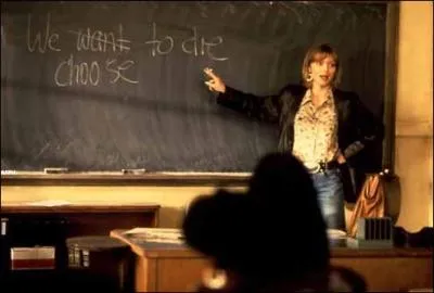 Dans quel film etait elle institutrice?