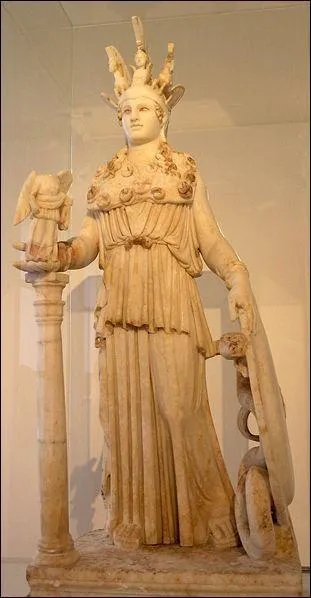 Cette ''Athna dite de Varvakeion'', est une copie, l'original est attribue  ?