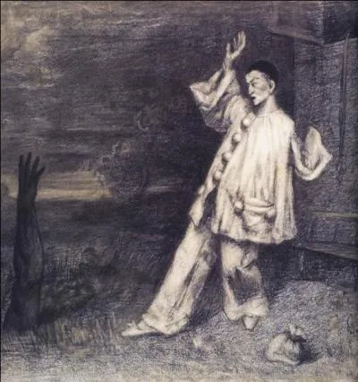 Quel peintre franais, chef de file du courant raliste, a excut ce dessin en intitul  Le bras noir  ?