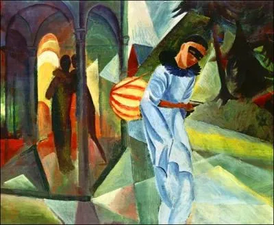 Quel peintre expressionniste allemand a ralis ce tableau intitul  Pierrot  en 1913 ?