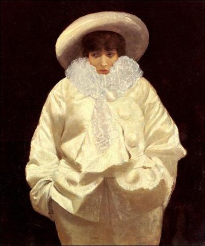 Qui a peint  Sarah Bernhardt en Pierrot  ?
