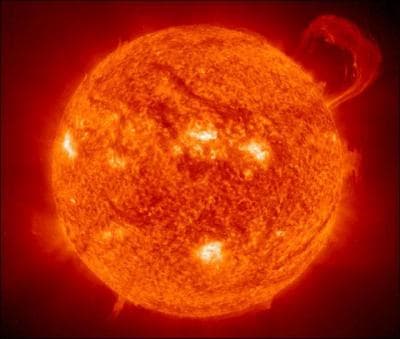 Le Soleil est une toile de taille moyenne. Mais quel est son diamtre ?