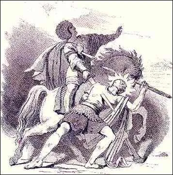 Quels dieux s'affronteront et mourront des suites de leurs blessures, lors de cette grande bataille ?