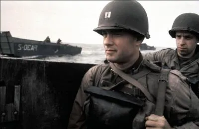 Comment s'appelle ce film de Spielberg (1998) racontant l'histoire pathtique de quatre frres soldats pendant le dbarquement  Omaha Beach ?