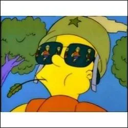 Bart part en guerre contre Nelson. Pour cela, il a comme munitions des bombes  eau. Combien en possde-t-il ?