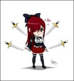 Erza possde combien d'armures en comptant robes, kimonos, etc... (rponse approximative) ?