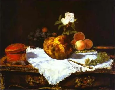 A quel peintre impressionniste doit-on cette nature morte, "La brioche", réalisée en 1870 ?