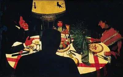 De quel peintre, appelé par ses amis le "nabi étranger", ce "Dîner, effet de lampe", exposé au musée d'Orsay, est-il l'oeuvre ?