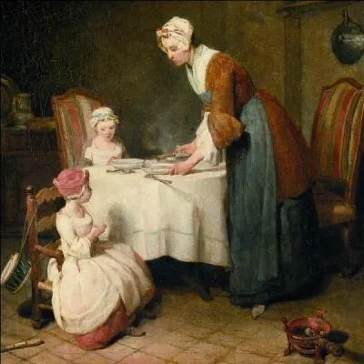 Peintre du 18ème siècle, connu surtout pour ses natures mortes et ses pastels, on lui doit "Le Bénédicité", tableau conservé au Musée du Louvre ?