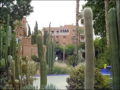 Dans quelle ville marocaine le jardin Majorelle a-t-il t cr ?