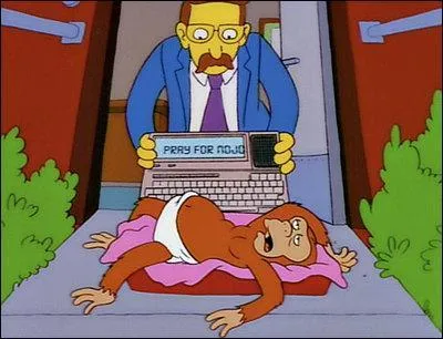 Homer adopte un singe qui finira aussi gros que lui. Comment Homer l'appelle-t-il ?