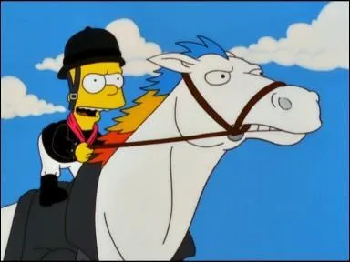 Homer acquiert un cheval plongeur lors d'une foire, il lui servira  gagner sur les champs de course par la suite. Quel nom lui donne-t-il ?