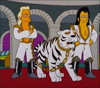 Gunter et Ernest, deux dresseurs que l'on voit dans les casinos, ont pour animal une tigresse rpondant au nom de :