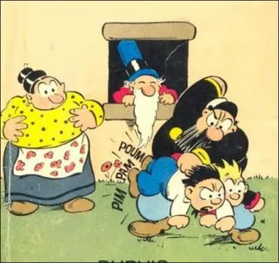 Cette srie de strips a eu en mme temps deux dessinateurs diffrents dans deux journaux diffrents sous deux noms diffrents. Sous quel nom est-elle connue en France ?