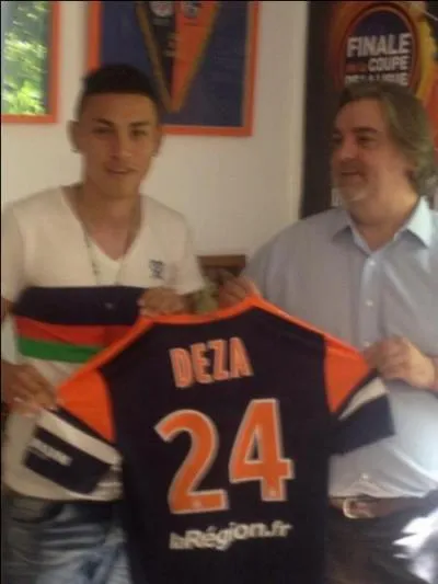 Le Montpellier HSC a engag l'attaquant Jean Deza, g de 20 ans. Quelle est sa nationalit ?