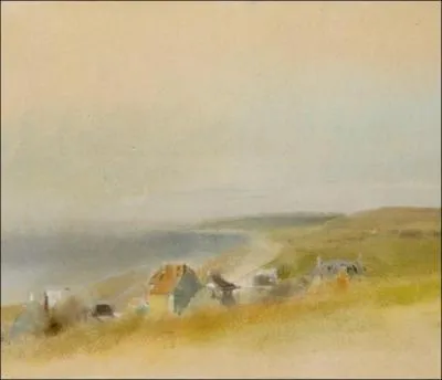 Ayant tout d'abord une prdilection pour les portraits, cet artiste s'orientera vers des scnes de vie de son poque. Cette toile intitule  Villers-sur-mer  sera excute lors de son sjour sur la cte normande en 1869...