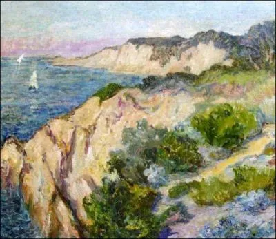 Cette peintre no-impressionniste puis luministe, est l'auteur de  Falaise, Cte de Bretagne ...