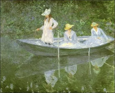 Les trois filles de la matresse puis pouse de ce peintre  en norvgienne  sur l'Epte  Giverny...