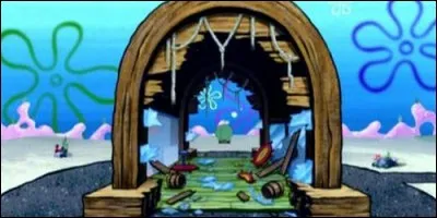 Dans l'&eacute;pisode "La t&acirc;che, t&acirc;che, t&acirc;che", qui d&eacute;truit le Crabe Croustillant ?