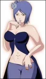 C'est la seule femme de l'Akatsuki. Elle manipule le papier. C'est :