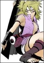 Une belle kunoichi de Suna. On pense qu'elle est amoureuse de Shikamaru, mais rien n'est sr. Elle s'appelle :