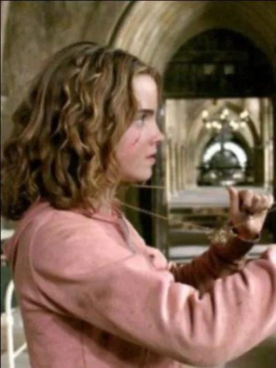 Quel objet le professeur McGonagall donne-t-elle  Hermione, pour qu'elle puisse suivre toutes ses options ? (Film 3)