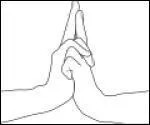 Ce signe de main est le mudra du/de...