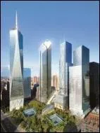 Un ensemble de tours en voie d'achvement se dresse actuellement  cet emplacement. L'une d'elle, d'une hauteur de 541 m, est la plus haute tour des tats-Unis d'Amrique. Quel est son nom ?