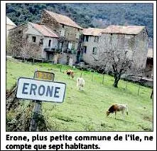 rone se trouve en Corse :