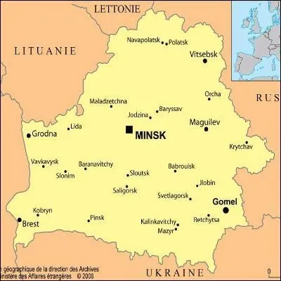 Hagrid et Madame Maxime ont eu un  lger dsagrment avec un vampire ,  Minsk. Minsk, oui, mais c'est dans quel pays ?