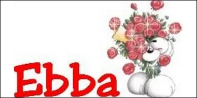 Que signifie le prénom Ebba, d'origine germanique ?