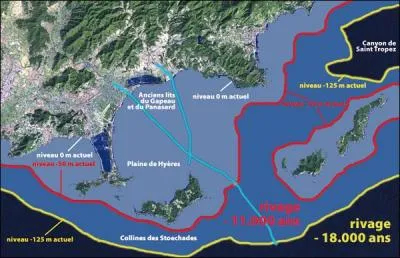 Un brin de gologie. Paysage tonnant ! La gologie s'en est mle et sous l'eau, le paysage est  l'image du littoral :