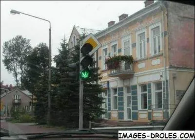 Au vert, vous pouvez ...