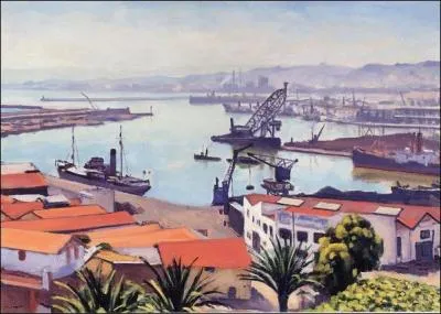 Quel peintre ayant pass de nombreux hivers  Alger ou dans les environs a reprsent  Le port d'Alger  ?