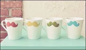 Sur quel support ces moustaches sont-elles dessines ?