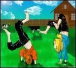 Qui a le pull bleu ?