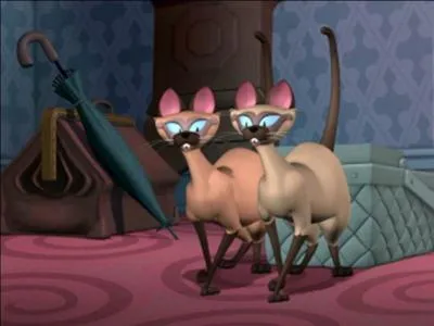 Dans quel film d'animation de Disney peut-on entendre  La chanson des Siamois  ?